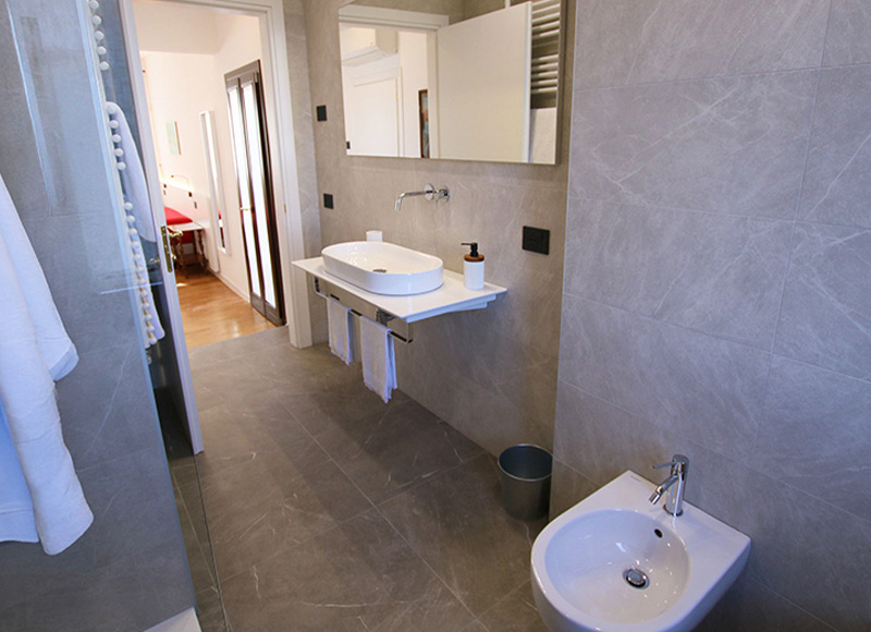 Bagno camera doppia Lorenzo - Villa Crico Agriturismo B&B Noventa di Piave Venezia