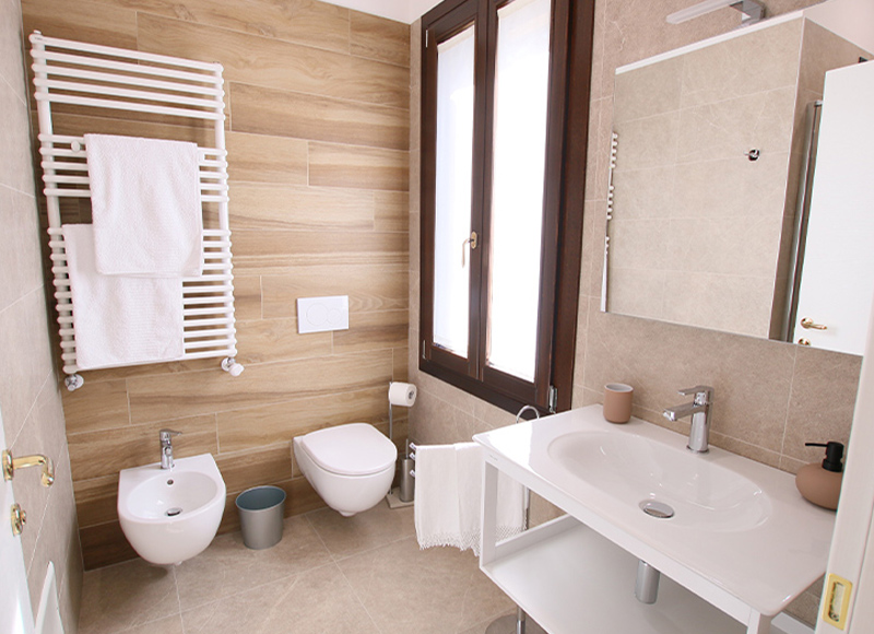 Bagno camera doppia Maria Teresa - Villa Crico Agriturismo B&B Noventa di Piave Venezia