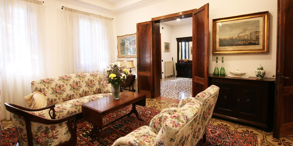 Sala Biblioteca Villa Crico - Agriturismo B&B Noventa di Piave Venezia